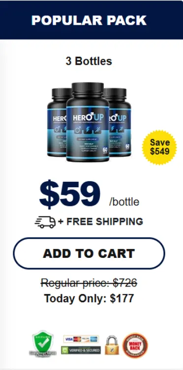 Hero Up - 3 Bottles
